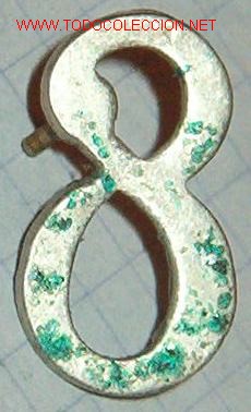 Militaria: N&ordm; 8 de 1,8 cms. - Foto 1