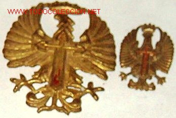 Militaria: 2 &aacute;gilas, &eacute;poca de Franco - Foto 1