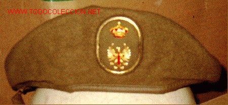 Militaria: Boina Ej&eacute;rcito de tierra, talla 57 - Foto 1