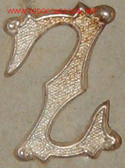 Militaria: Z plateada de 2 cms - Foto 1