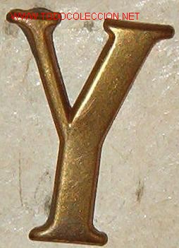 Militaria: Y plateada de 2 cms - Foto 1