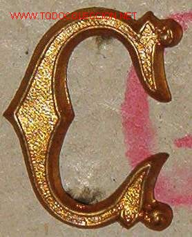 Militaria: C dorada de 19 cms - Foto 1