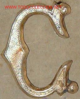 Militaria: C plateada de 2 cms - Foto 1