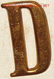 Militaria: D dorada de 2 cms - Foto 1