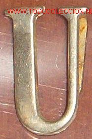 Militaria: U plateada de 2 cms - Foto 1