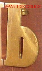 Militaria: b dorada de 23 cms - Foto 1