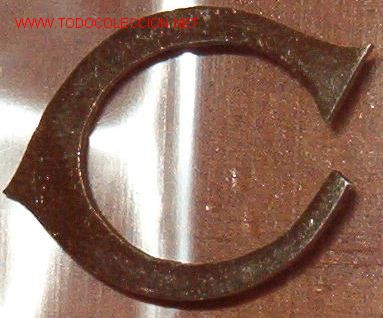 Militaria: C plateada de 2 cms - Foto 1