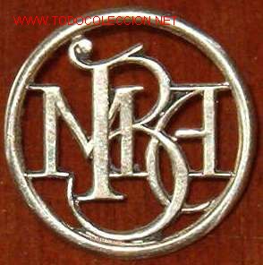 Militaria: MBA plateada de cuello de 25 cms - Foto 1