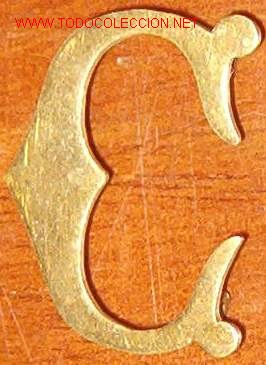 Militaria: C bronceada de 2.6 cms - Foto 1