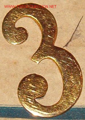 Militaria: 3 dorado de 3 cms - Foto 1