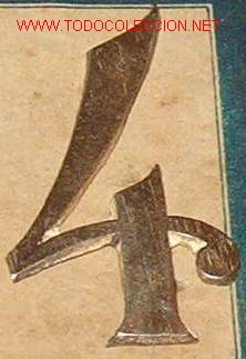 Militaria: 4 plateado de 29 cms - Foto 1