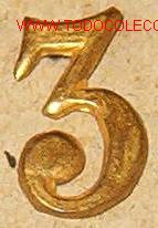 Militaria: 3 dorado de 18 cms - Foto 1