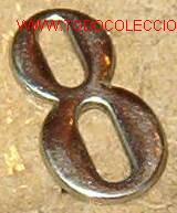 Militaria: 8 plateado de 19 cms - Foto 1