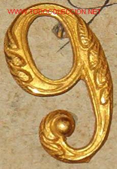 Militaria: 9 dorado de 2 cms - Foto 1