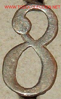 Militaria: 8 plateado de 19 cms - Foto 1