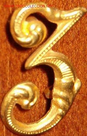 Militaria: 3 dorado de 2 cms - Foto 1