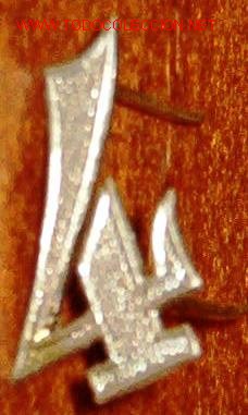 Militaria: 4 plateado de 14 cms - Foto 1