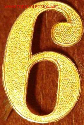 Militaria: 6 dorado de 2 cms - Foto 1