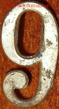Militaria: 6 plateado de 2 cms - Foto 1
