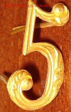 Militaria: 5 dorado de 2 cms - Foto 1