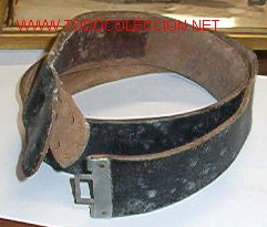 Militaria: Cuero de cintur&oacute;n - Foto 1
