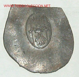 Militaria: Prueba en plomo de molde de flechas - Foto 1
