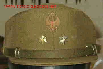 Militaria: Gorra de paseo de teniente - Foto 1