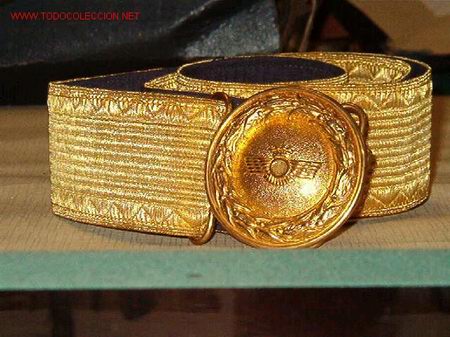 Militaria: Cintur&oacute;n gala aviaci&oacute;n - Foto 1