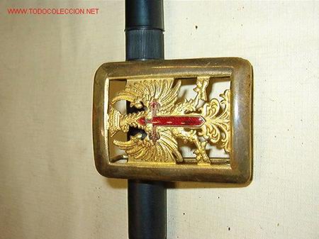 Militaria: hebilla gala, 2 pasadores - Foto 1