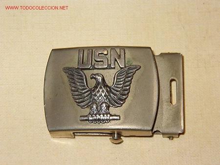 Militaria: Hebilla USN paseo - Foto 1