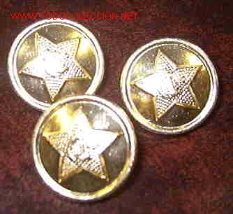 Militaria: 3 botones - Foto 1