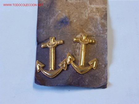Militaria: Pareja de anclas de marina - Foto 1