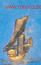 Militaria: N&ordm; 4 de Infanteria, de 1 cm - Foto 1