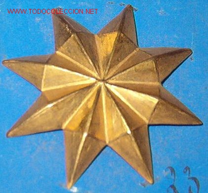 Militaria: Estrella de comandante de 3 cms - Foto 1