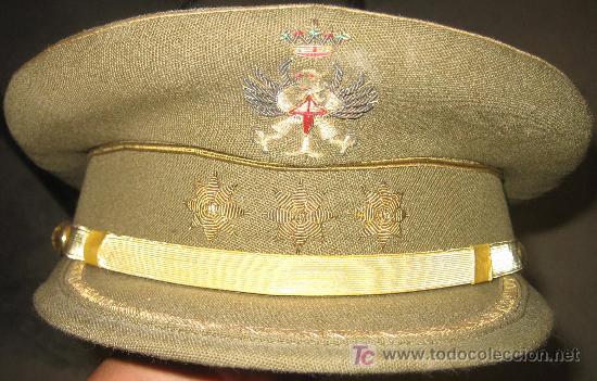Militaria: Gorra  de coronel, &eacute;poca de Franco - Foto 1