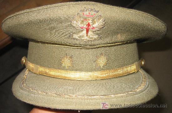Militaria: Gorra de teniente coronel, &eacute;poca de Franco - Foto 1