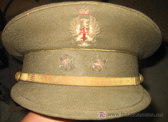 Militaria: Gorra  de teniente, &eacute;poca de Franco - Foto 1
