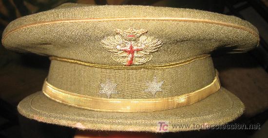 Militaria: Gorra  de teniente, &eacute;poca de Franco - Foto 1