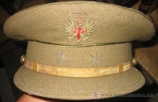 Militaria: Gorra de teniente, &eacute;poca de Franco - Foto 1
