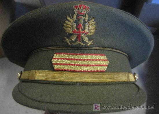Militaria: Gorra de sargento, &eacute;poca de Juan Carlos - Foto 1