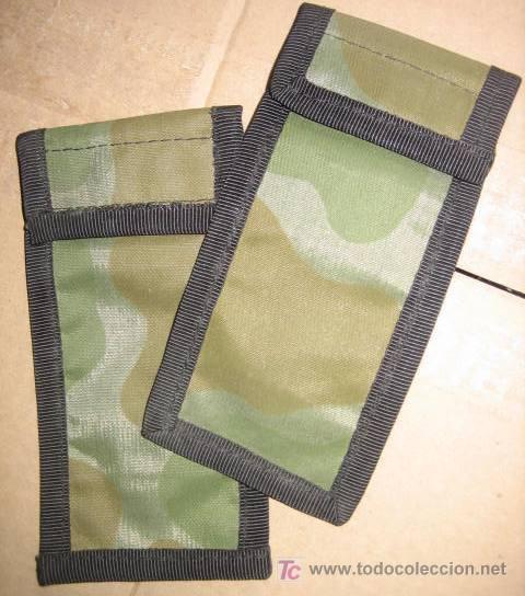 Militaria: 2 fundas de navaja de camuflaje, 12 cms - Foto 1