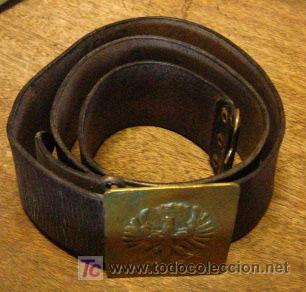 Militaria: Cintur&oacute;n de 86 cms, &eacute;poca de Franco - Foto 1