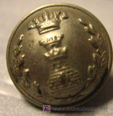 Militaria: Bot&oacute;n de ingenieros, peque&ntilde;o - Foto 1