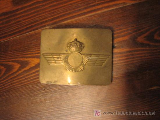 Militaria: Antigua hebilla del ejercito del aire. - Foto 1
