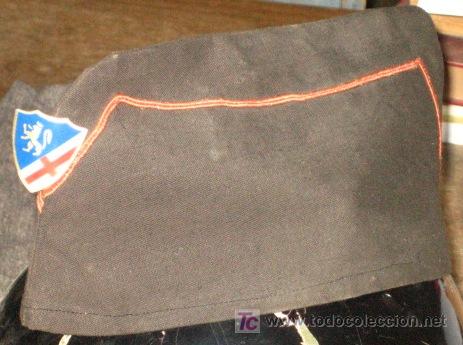 Militaria: Gorrillo negro con insignia CEA. - Foto 1