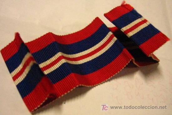 Militaria: Cinta de medalla de 13 cms - Foto 1