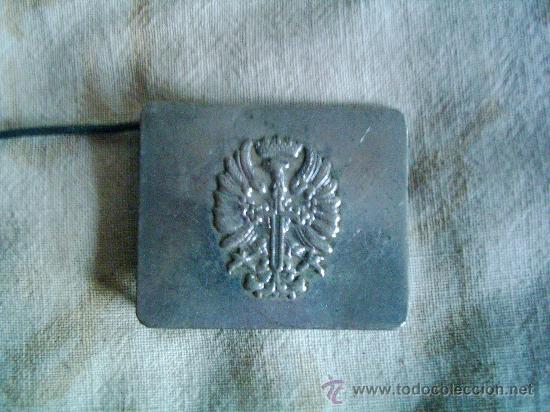 Militaria: hebilla ejercito epoca franco - Foto 1