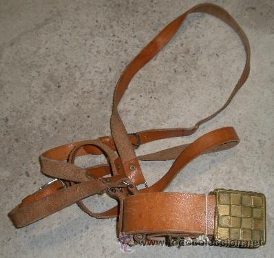 Militaria: Correaje marr&oacute;n SEU - Foto 1