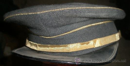 Militaria: Gorra de plato - Foto 1