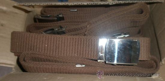 Militaria: 11 cinturones de paseo, marrones - Foto 1